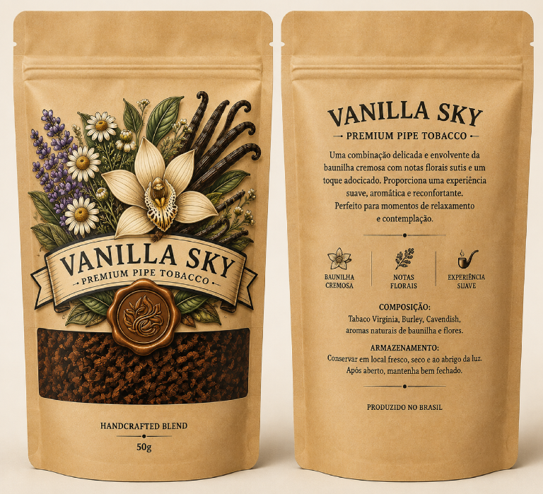 Vanilla Sky da coleção Tabacos & Blends Pearce Coffee